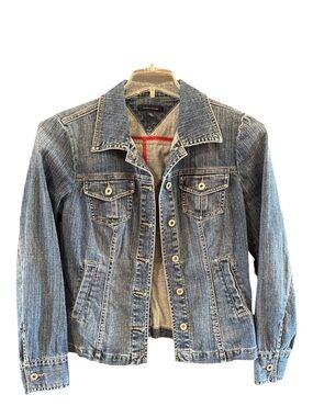 Tommy Hilfiger Women's Medium Blue Denim Jacket
